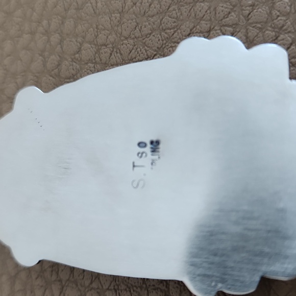 NWOT Native American Navajo Royston Turquoise & Sterling Large Pendant 💙💚🎁 - Picture 8 of 11